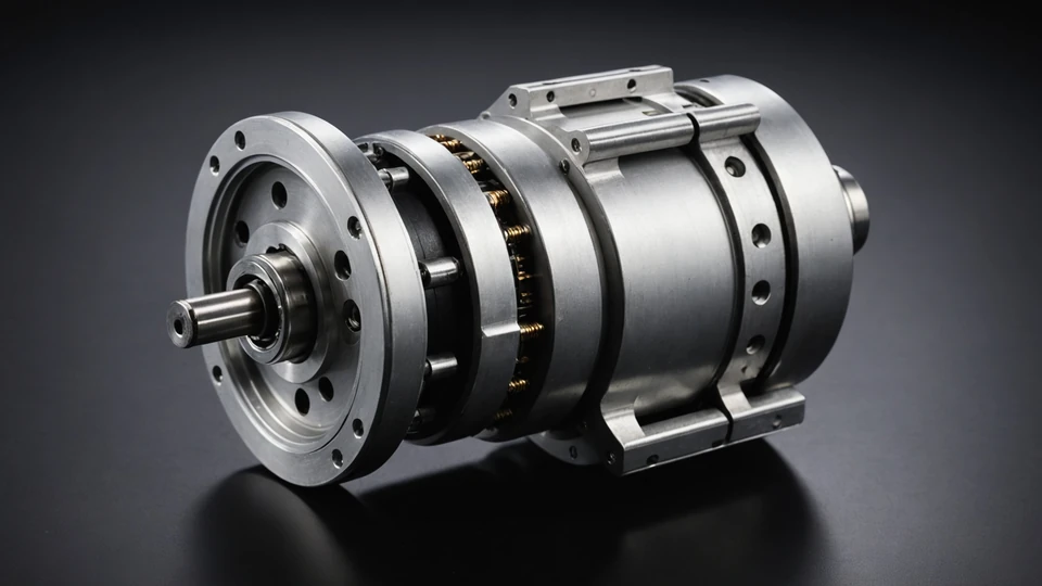 High-torque-density actuator module showing brushless motor and strain-wave gearbox integration