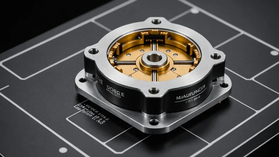 Six-axis force-torque sensor embedded in joint module showing SPI connection interface